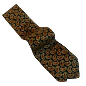 RUBINACCI Printed 100% Silk Tie